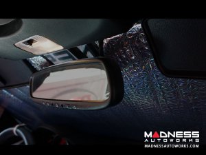 Mazda Miata MX-5 Windshield Sunshade/ Reflector - BlackOut Sunshade - Roll Up Mazda Miata MX-5 Windshield Sunshade/ Reflector - BlackOut Sunshade - Roll Up